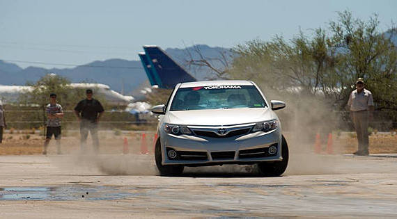 Learn transportation security, evasive driving and executive protection driving skills in Arizona