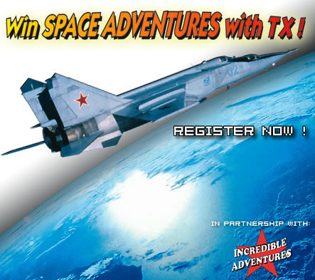TX Europe Win Space Adventures Contest