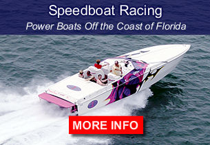 Speedboat Racing - power boats off the coast of Florida