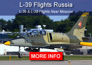 Fly L-39 fighter jet in Russia