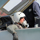 MiG flyers are provided with a pressure suit, helmet and boots to wear during their flight to high-altitude.