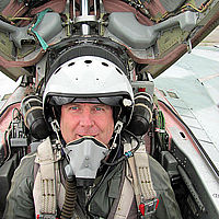 Dave currently lives in Hong Kong and told newspaper reporters he was inspired to take a flight in the MiG-29 after seeing a TV special on the U2 Spyplane.