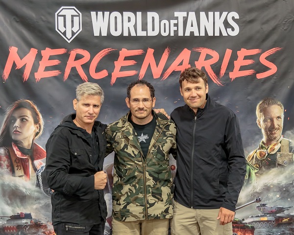 World of Tanks Mercenaries Launch with Mykel Hawke, Greg Claxton & Garret Machine.