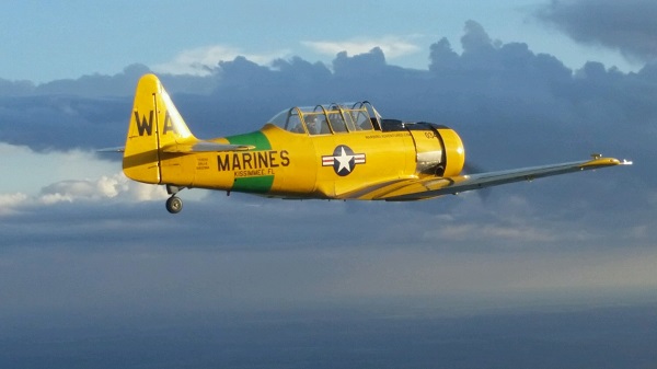Fly a T-6 Texan vintage warbird in Florida or South Carolina
