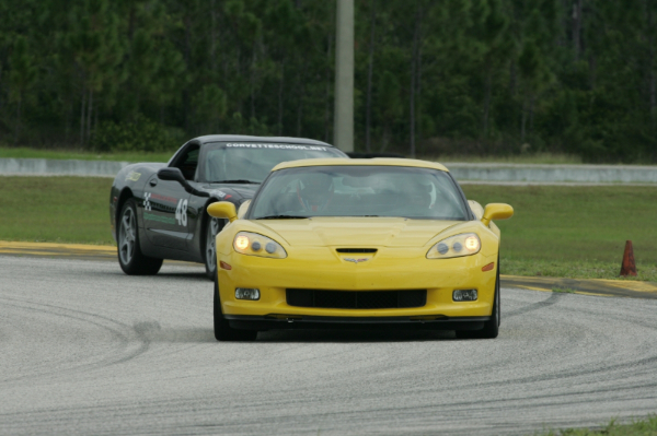 Racing Corvettes at Homestead-Miami Speedway