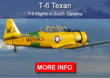 Fly the Legendary T-6 Texan in South Carolina.