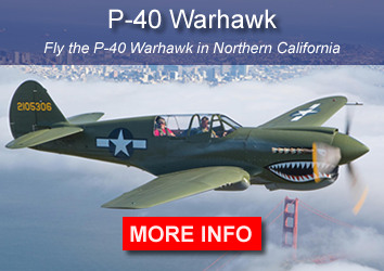 P-40 Warhawk flights over Northern California Wine Country