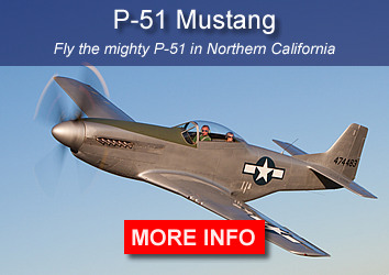 P-51 Mustang flights over Northern California Wine Country